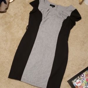 Black and Gray Dress
